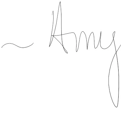 Amy's signature